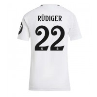 Real Madrid Antonio Rudiger #22 Fußballbekleidung Heimtrikot Damen 2024-25 Kurzarm